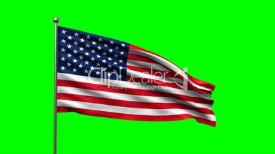 animated flag of USA
