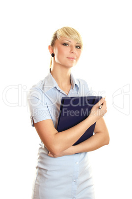 Close-up of a female doctor smiling with