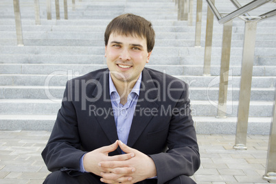 Modern successful businessman