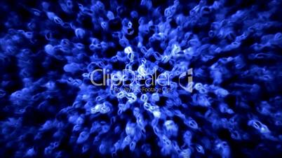 blue capillary and cells,fungi,Coral,particle,Fireworks