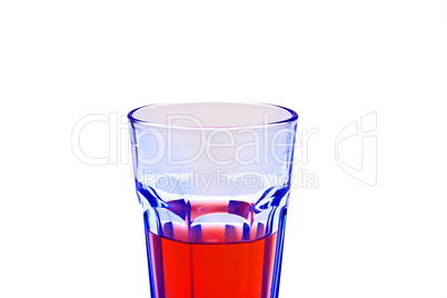 Saftglas mit Getränk