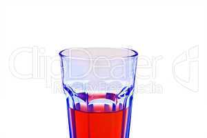Saftglas mit Getränk
