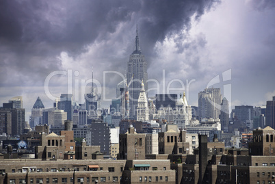 Storm approaching New York City