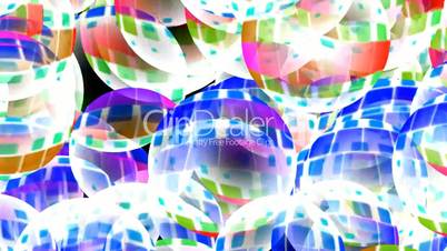 color glass balls slowly falling,mirrorball.creative,energy,flare,lens,light,ray,shine,3d,ball,circle,crystal,environmental,