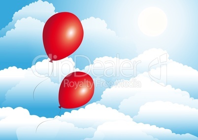 red balloons