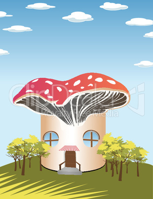 mushroom house.eps