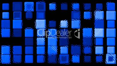 blue matrix mosaics and ripple,game,Tetris.mosaics,square,rectangle,drip,