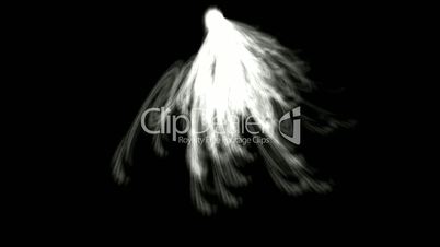 white flare light,feathers,tail,wings.beam,bright,dream,fantasy,fractal,
