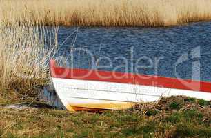 Boot am Strand