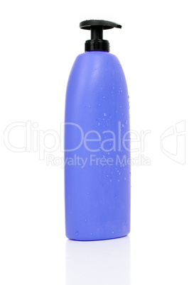 Purple shampoo bottle