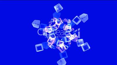 color glass cubes shaped flower pattern and ice block,crystal necklace,tech web square matrix.particle,material,texture,Fireworks,Design,pattern,symbol,dream,vision,idea,creativity,creative,beautiful,art,decorative,mind,Game,Led,neon lights,modern,stylish