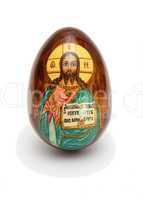 Russian easter egg with Jesus Christ