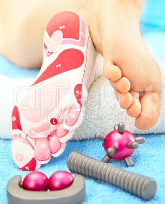 Massage of feet