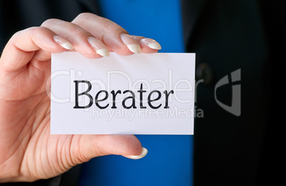 Berater - Business Concept