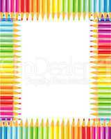 Pencils frame or border