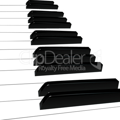 Piano background, piano keys