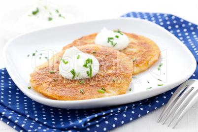 frische Puffer / fresh potato pancakes