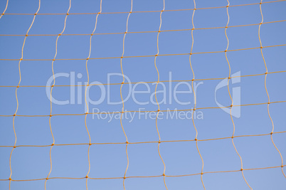 Soccer goal net, concept photography
