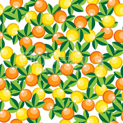 oranges and lemons pattern