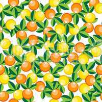 oranges and lemons pattern