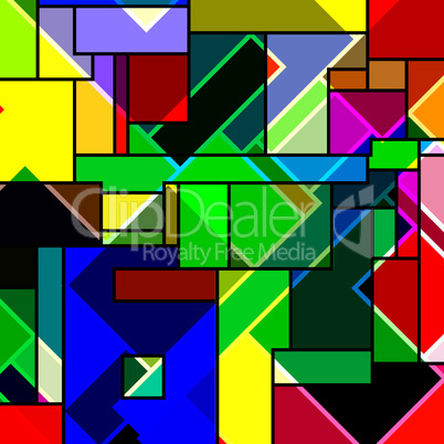 rectangular abstract pattern