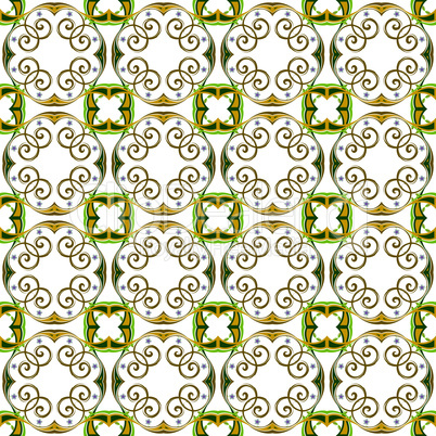 tiled seamless flowerish texture