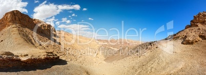 Mountainous desert landscape