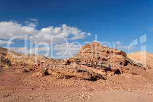 Scenic rocks in stone desert