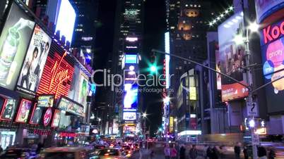Times Square New York Zoom Out