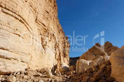 Sandstone rocks in the desert