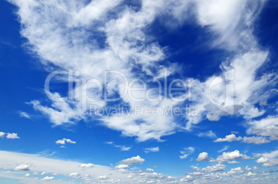 white fluffy clouds