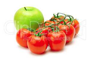 apple and tomatoes