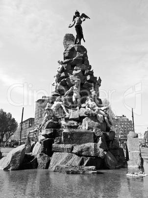 Traforo del Frejus statue, Turin