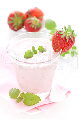 Erdbeershake / strawberry shake