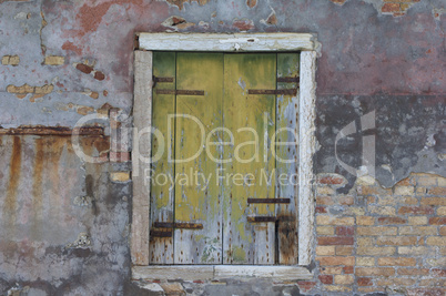 Altes Fenster, Venedig,Italien