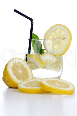 Glass of fresh cool drink