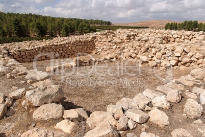 Excavations of the ancient temple