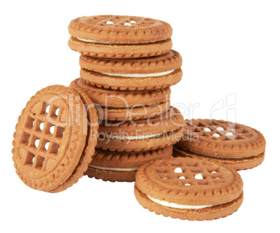 Biscuit cookies stack