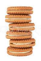 Biscuit cookies stack