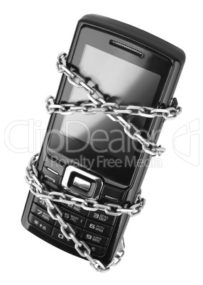 Mobile phone with chain