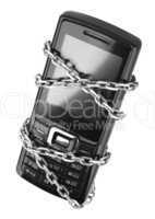Mobile phone with chain