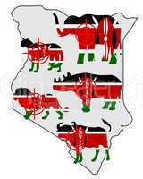 "Big Five" Kenia Fadenkreuz