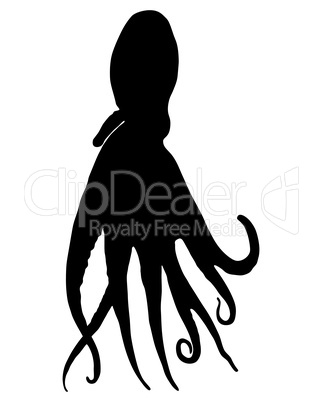 Oktopus Silhouette