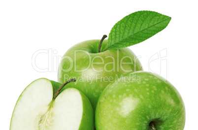 fresh green apples