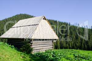 Wooden Hut in the Tatra Mountains
