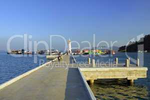 Pier in Bang Bao Bay