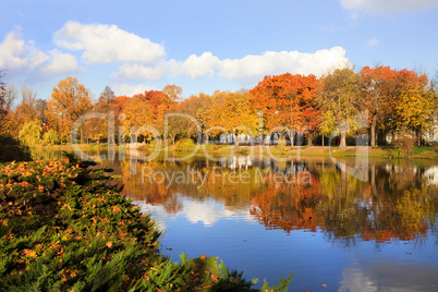 Lazienki Park in Warsaw