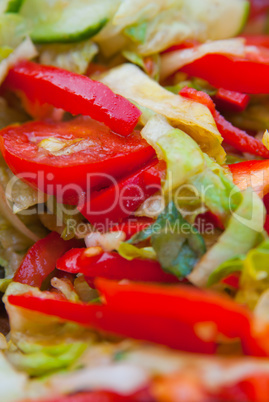 Frischer und knackiger Salat