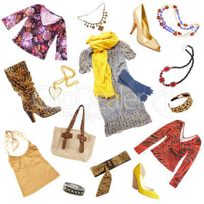 Lady's clothes and accessories