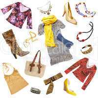 Lady's clothes and accessories